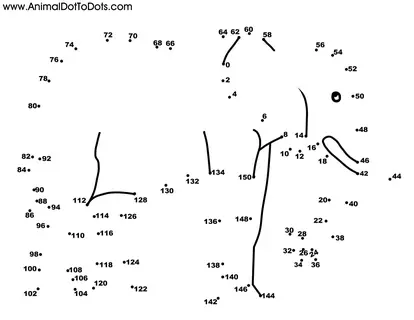 Elephant dot-to-dot