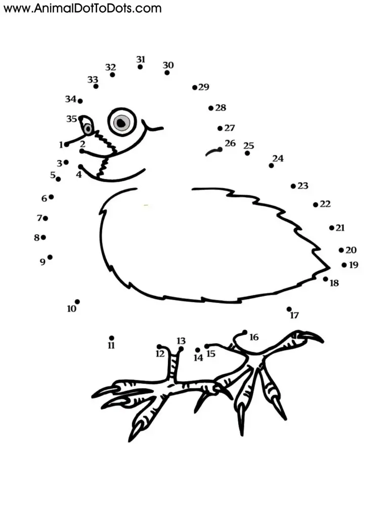 Easy Free Printable Animal Dot-to-dot Worksheets Easy Free Printable Animal Dot-to-dot Worksheets