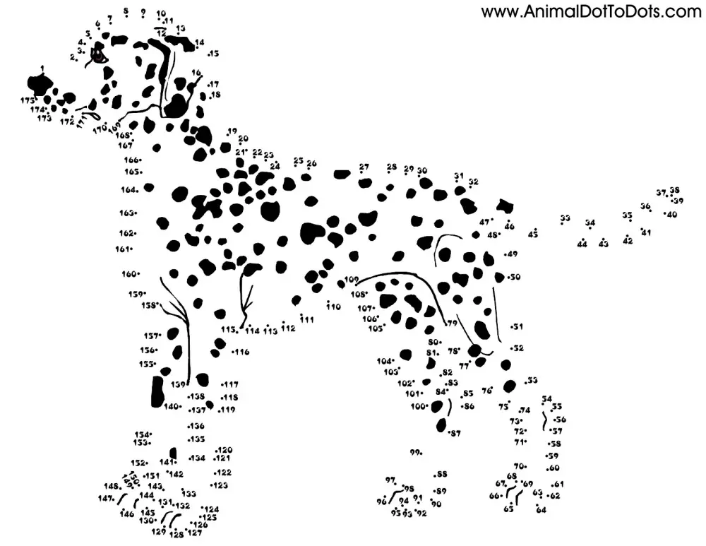 Difficult Free Printable Animal Dot To Dot Worksheets