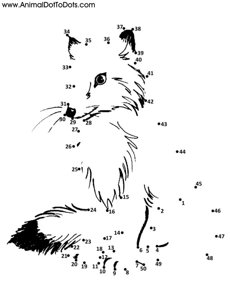 Easy Free Printable Animal Dot-to-dot Worksheets