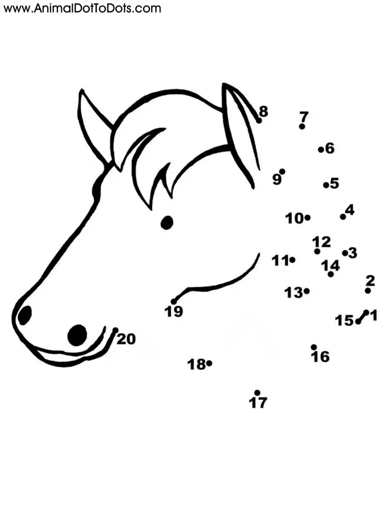 Easy Free Printable Animal Dot To Dot Worksheets