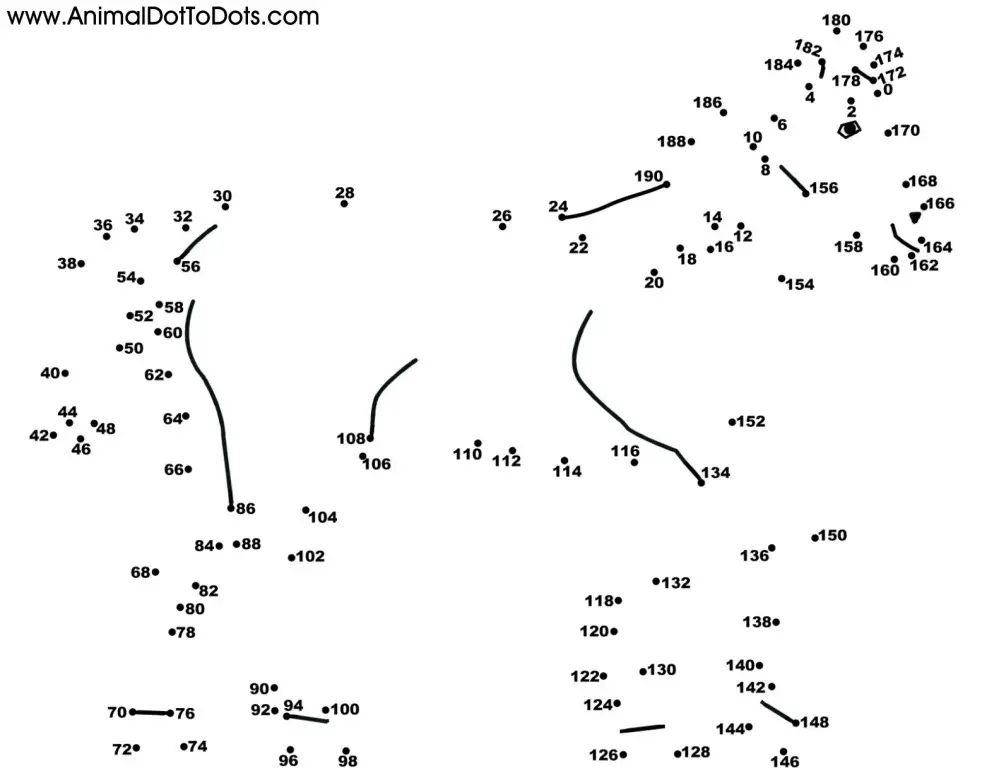 Skip Counting By Twos Free Printable Animal Dot To Dot Worksheets